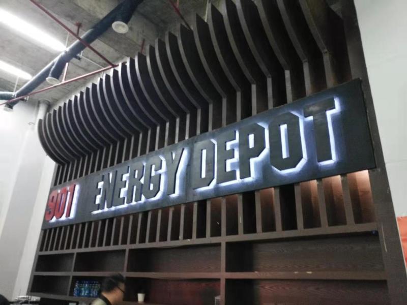 前台发光招牌字